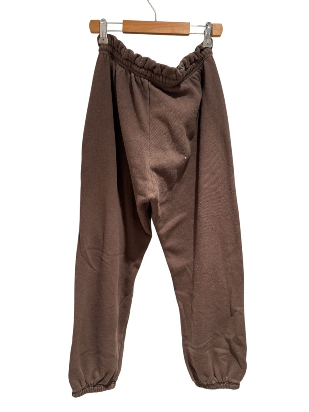 DONNI. Brown super soft lounge set - cropped hoodie & joggers - size s - Picture 4 of 6